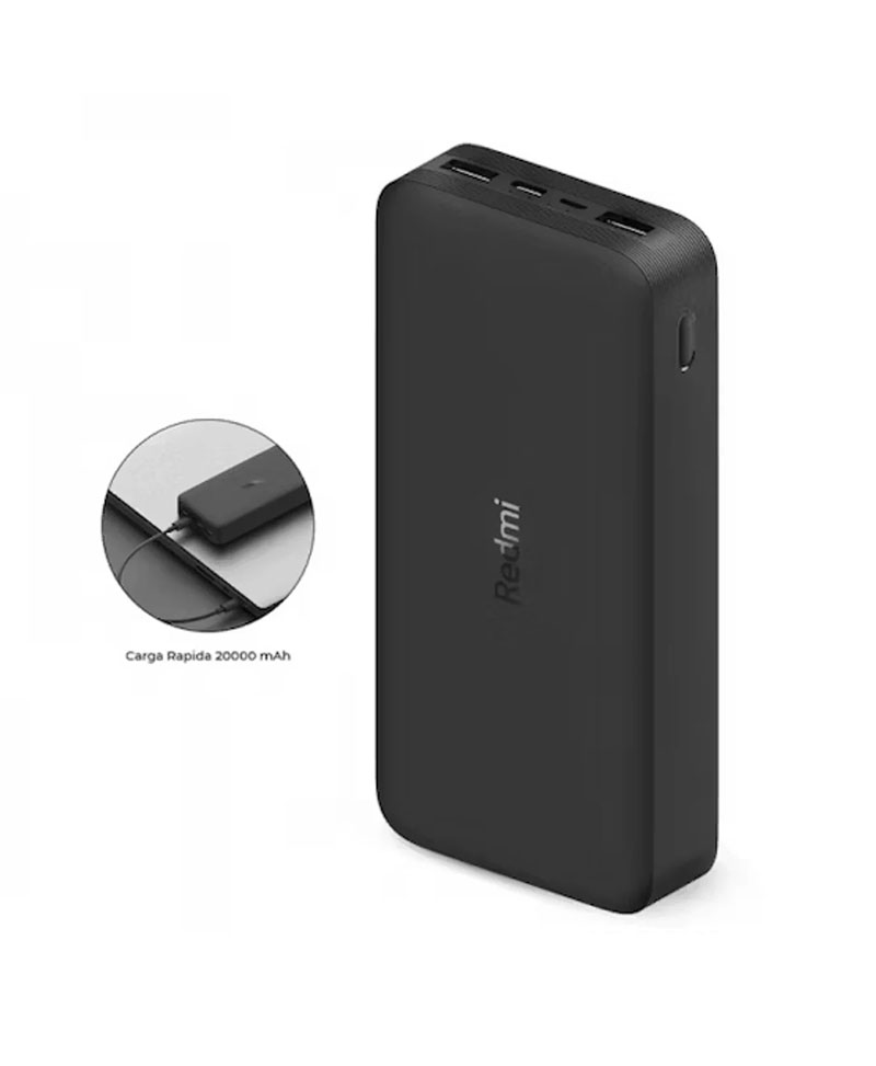Y TU LO QUIERES COM 0000 0030 Power Bank Xiaomi Redmi Cargador Portatil 20000mah 18W