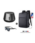 Y TU LO QUIERES COM 0000 0039 Parlante Bluetooth Lenovo K3 PRO + Lentes de sol + Mochila Portalaptop