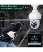 Y TU LO QUIERES COM 015 Camara de Vigilancia 360 bombilla con wifi