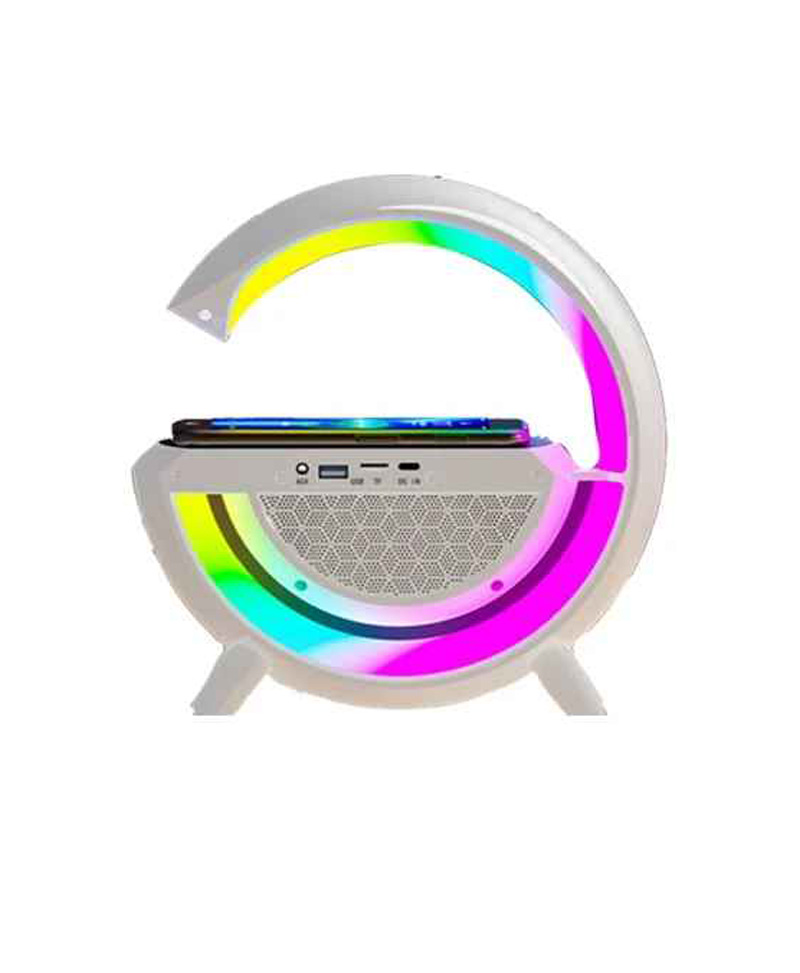 Y TU LO QUIERES COM 022 Cargador inalambrico de lampara con luz RGB