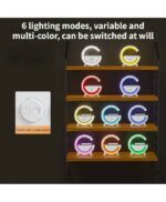 Y TU LO QUIERES COM 026 Cargador inalambrico de lampara con luz RGB