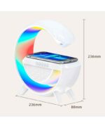 Y TU LO QUIERES COM 027 Cargador inalambrico de lampara con luz RGB