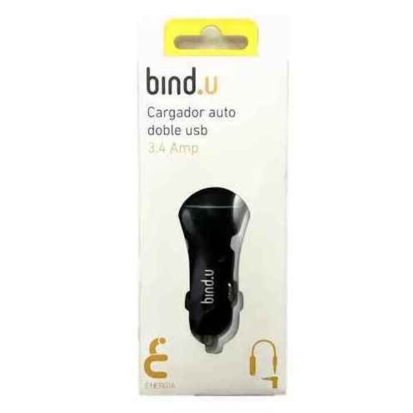 Y TU LO QUIERES COM 028 Cargador Auto USB 3.4 amp Bind.u (1)